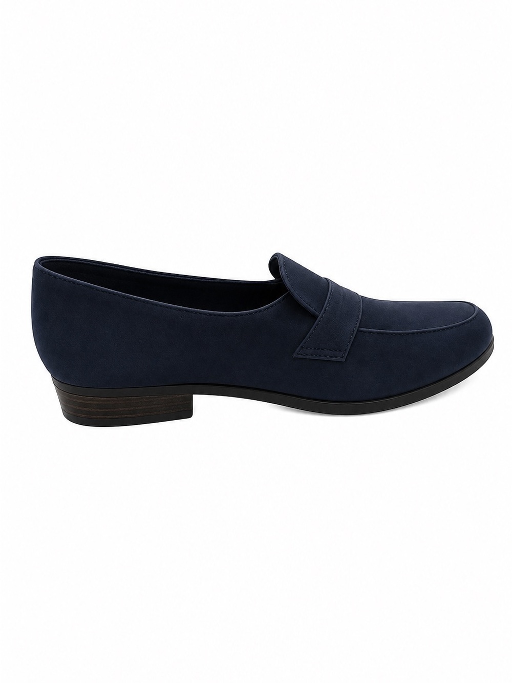 Munro Navy Blue Leather Loafers – Women’s Size 7 Narrow – Made in USA - Picture 2 of 3